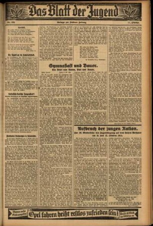 Zweite Ausgabe vom Mittwoch, den 11. Oktober 1933.
