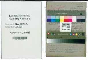 Entnazifizierung Alfred Ackermann , geb. 31.08.1909 (Kohlenhaendler)