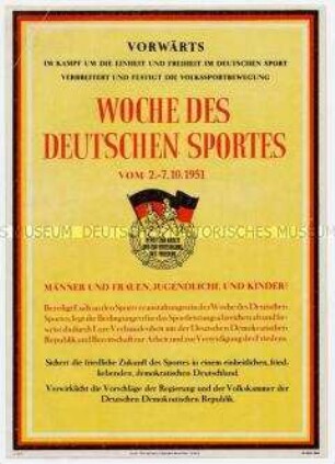 Aufruf zur Teilnahme an der Woche des deutschen Sportes