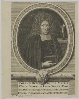Bildnis des Iohann Henricus Maius