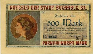 Gutschein - 500 Mark