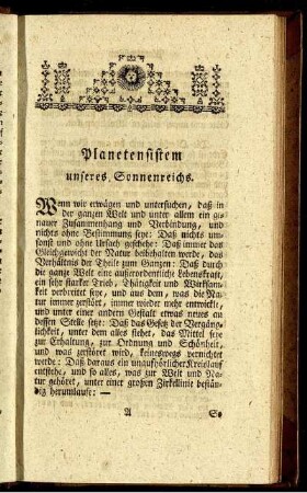 Planetensistem unseres Sonnenreichs