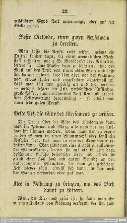 Beste Art, die Güte des Kleesamens zu prüfen