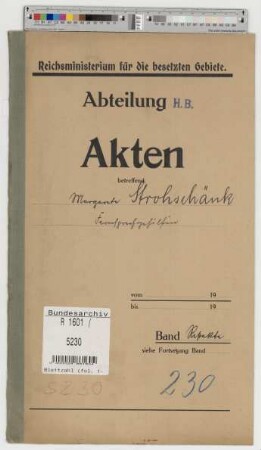 Strohschänk, Margarete, geb. 12.1.1891, Fernsprechgehilfin