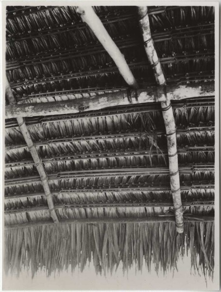 Roof construction of a house