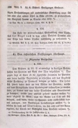 4) Von richterlichen Verfügungen überhaupt.