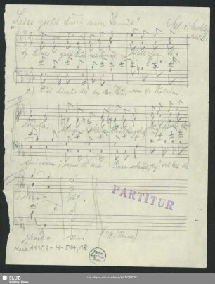 Leise zieht durch mein Gemüt - Mus.11302-H-514,18 : Coro fanciulli - E|b; RMWV 418