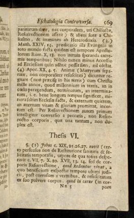 569-603, Thesis VI. - XI.