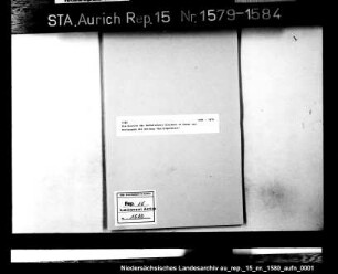 Die Kaution des Buchdruckers Biermann in Esens zur Herausgabe der Zeitung "Harlingerblatt"
