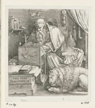 Heiliger Hieronymus in der Zelle