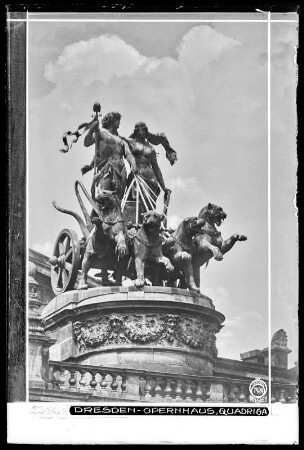 Dresden, Semperoper, Quadriga
