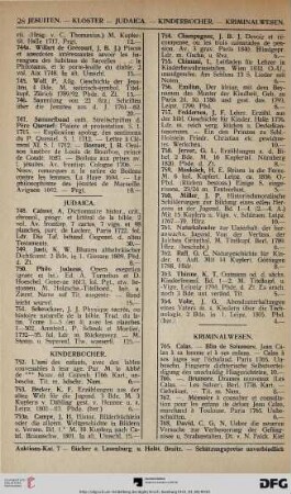 Judaica (Nr. 748-751)