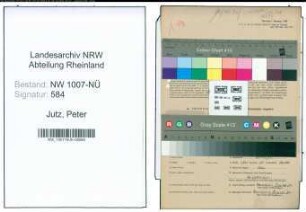 Entnazifizierung Peter Jutz , geb. 15.11.1912 (Verw.Angestellter)