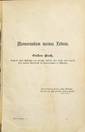 Die Tagebücher des Grafen August von Platen : aus der Handschrift des Dichters, 1