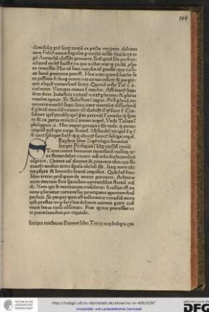 Incipit prologus in librum eiusdem tertium.