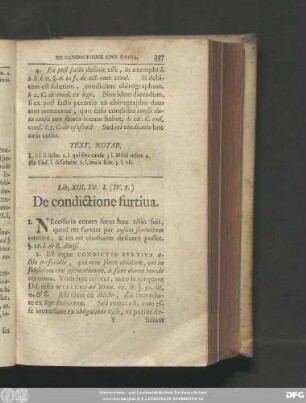 Tit. I. (IV. 8.) De condictione furtiva.