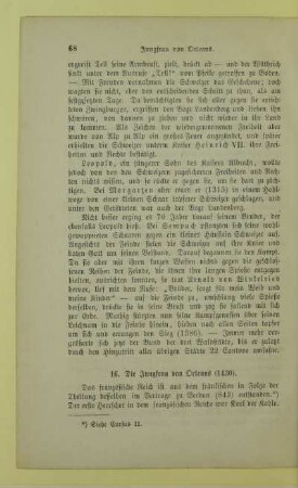 16. Die Jungfrau von Orleans (1430)