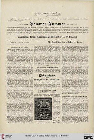 An unsere Leser