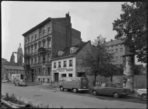 Blick entlang der Krummen Straße