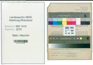 Entnazifizierung Heinrich Stein , geb. 27.05.1905 (Buchhalter)
