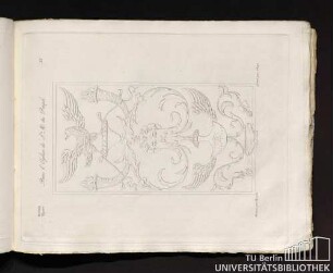 XI. Rome. Uggeri. Dans l'Eglise de Ste. Me. du Peuple. Dessiné par Pesenti, Supplement, Gravé par Ruga.