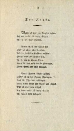 Der Knabe