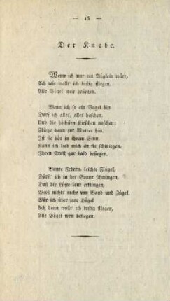 Der Knabe