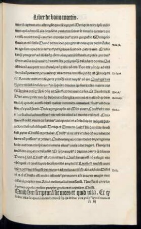 Quid secundum scripturam sit mors et quid vita.