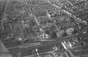 Berlin: Luftaufnahmen: Prenzlauer Berg mit Gasomeier