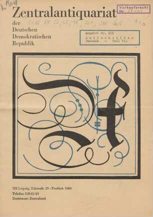 Nr. 909: Zeitschriften Technik - Teil VII