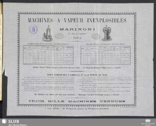 Machines A Vapeur Inexplosibles De Marinoni