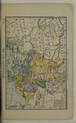 Mitteleuropa 1815-1866