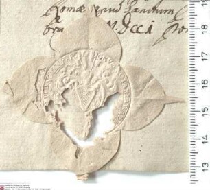 Papst Clemens XI. gewährt [Adalbert von Schleifras], Abt von Fulda, das Recht, auf sechs Jahre zur Abhilfe des Priestermangels seine 23jährigen Pr...