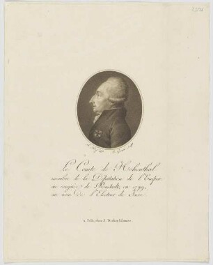 Bildnis des Comte de Hohenthal