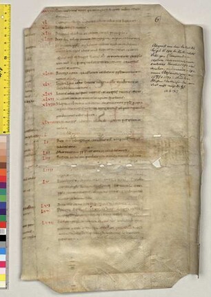 Biblia - Studienbibliothek Dillingen XV Fragm. 6