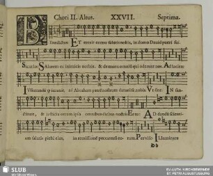 XXVII. Benedictus Dominus Deus Israel