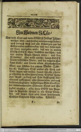 Leichenpredigt : Hiobischer-Feelgenhauerischer Wieder-Tod. Eingang. Doctrina. Doctrina. Doctrina. Doctrina.