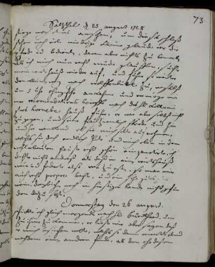 [Wolfenbüttel [...] 26 August 1728]