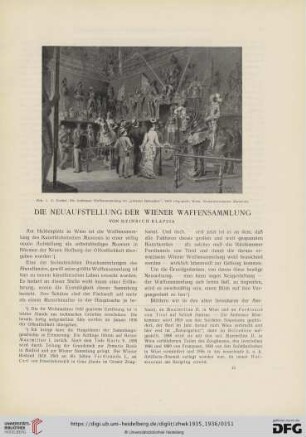 Die Neuaufstellung der Wiener Waffensammlung
