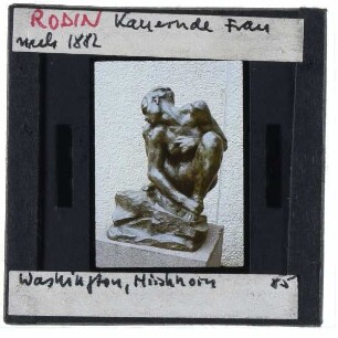 Rodin, Hockende Frau
