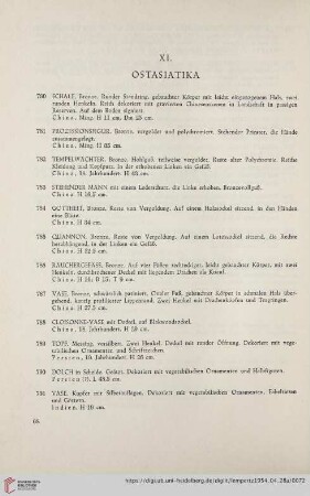 XI. Ostasiatika (Nr. 780 - 809)