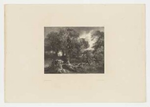Waldlandschaft, Blatt 44 der Folge "Werke"