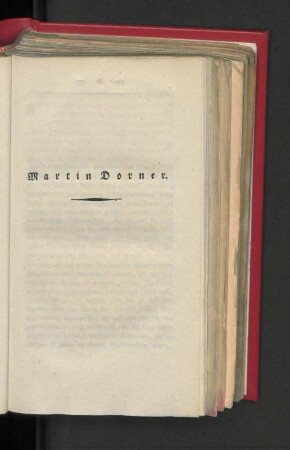 Martin Dorner.