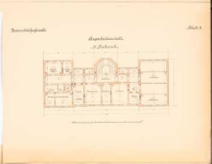 Universität Greifswald Augenklinik: Grundriss 1.OG