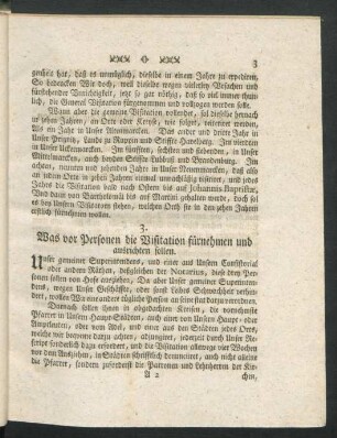 3. Was vor Personen die Visitation fürnehmen und ausrichten sollen.