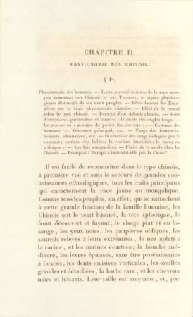 Chapitre II. Physionomie des chinois