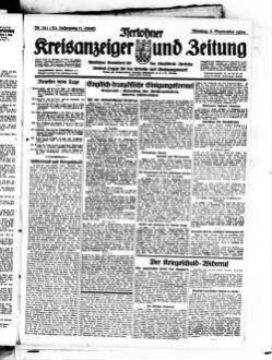 Iserlohner Kreisanzeiger und Zeitung. 1898-1949