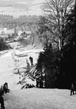 Hinterzarten: Adlerschanze mit Springern
