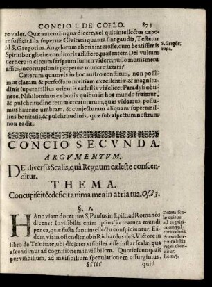 Concio Secunda.