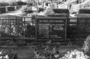 Hoyerswerda-Groß Neida. Grabstätte des Mühlenbesitzers Carl Kummel